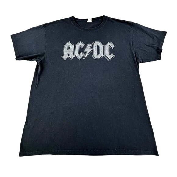 2004 AC/DC Black Graphic T-Shirt Mens XL by Anvil - Picture 1 of 7